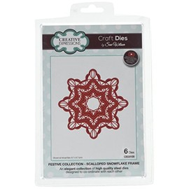 Creative Expressions - Festive Collection - Scalloped Snowflake Frame Cutting Die