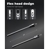 toolant 1/2" Drive Flex Head Ratchet, 90 Tooth Compact Flex