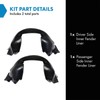 TRQ Inner Fender Liner Set Compatible with 2004-2008 Jaguar S-Type