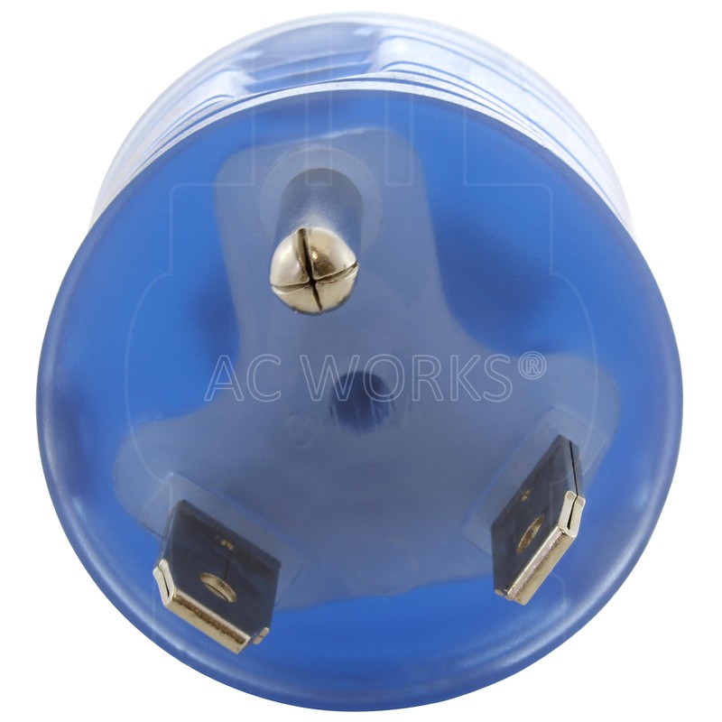 AC WORKS TT-30P RV/Generator 30Amp Plug to 5-15/20R Adapter with