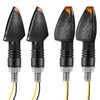 Frienda 4pcs Motorcycle Turn Signals 14 LED 12v Lights Indicators