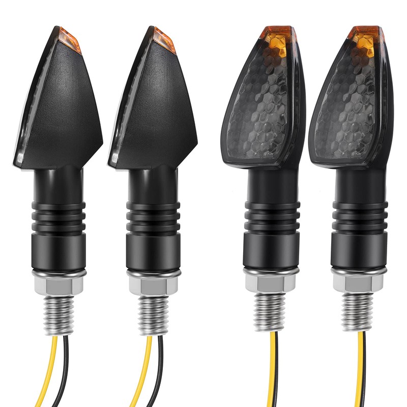Frienda 4pcs Motorcycle Turn Signals 14 LED 12v Lights Indicators