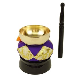 Lacquer Pludge Orin Set, Singing Bowl, Ringstick, Rindai, Rin Futon, Simple