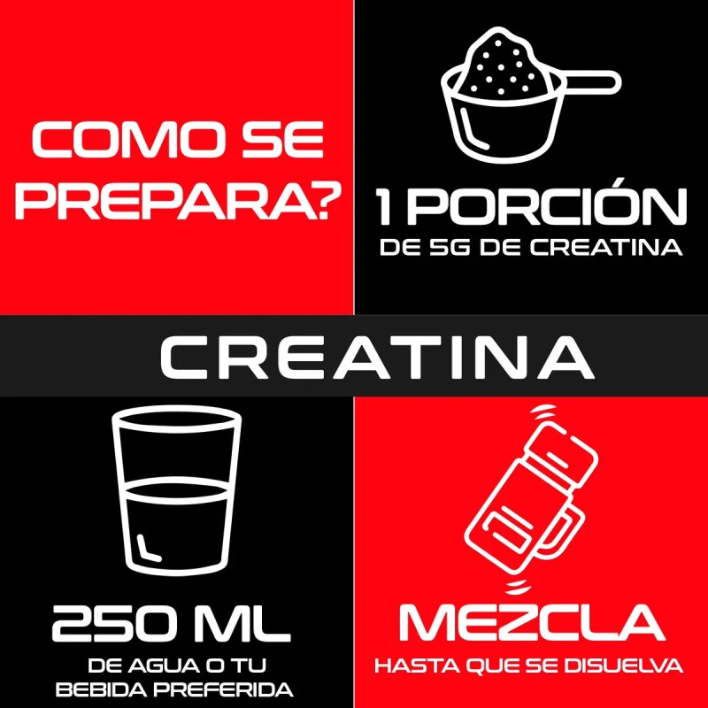 Creatina Monohidratada 1kg Maximo Protein 200 Porciones Limón