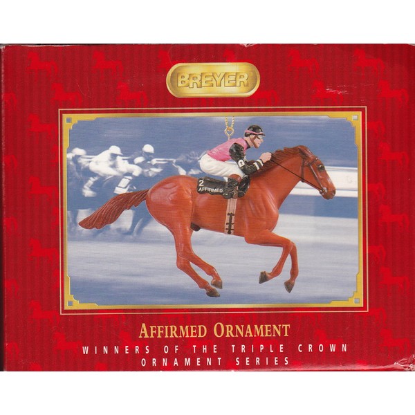 Breyer 2006 confirmed racing horse ornament