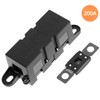 QWORK® Car Fuse Holder with Protective Cover, Includes 200A Fuse