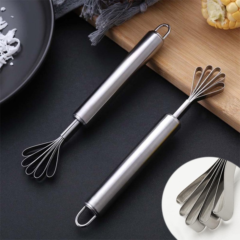 2Pcs Coconut Grater Stainless Steel Coconut Scraper Coconut Grater Fish