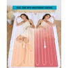 Electric Mattress Pad King Size 78"x80" with Dual Control, Electric