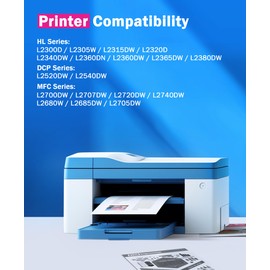 TN660 toner Cartridge Brother Printer - Replacement for Brother TN660 TN-660 Page Yield Up to 5,200 Work for Brother HL-L2380DW HL-L2320D HL-L2340DW DCP-L2540DW MFC-L2700DW MFC-L2720DW (Black, 2 Pack)