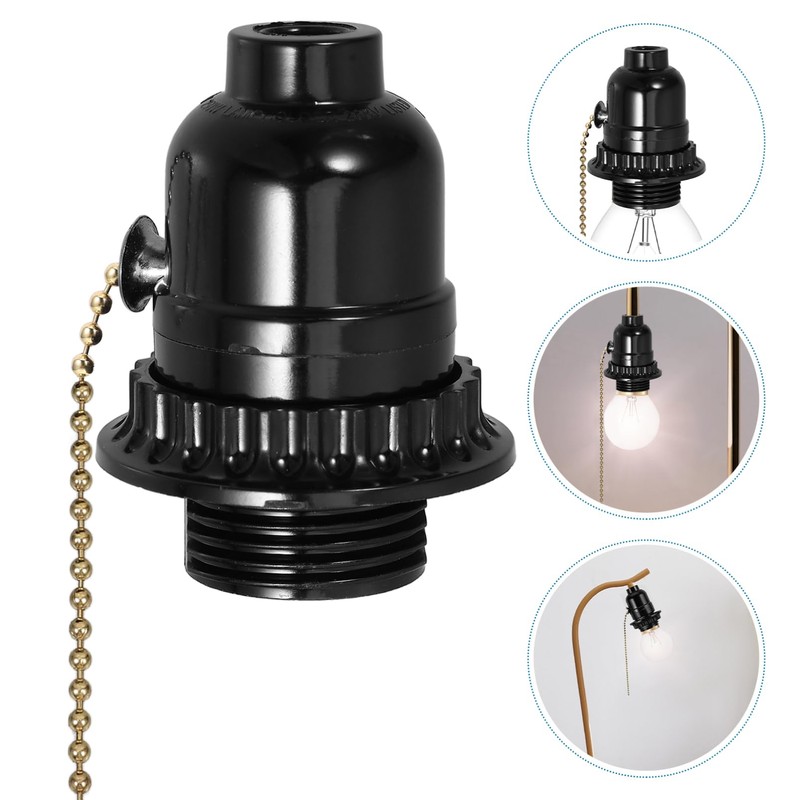 Operitacx Pull Light Fixture Pullswitch Lamp Holder Ceiling Light Socket