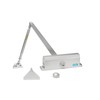 Global Door Controls Commercial Door Closer in Aluminum - Size