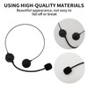 Fake Microphone,Plastic Head Headsets Mic Prop Wireless Bluetooth Microphones Radio