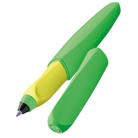 Pelikan Twist, Universal Fountain Pen for Right- and Left-Handed People Rollerball Pen. neon Green