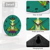 SPUNKER Wall Clock,Funny Frog Wall Clocks for Living Room Decor,Yoga