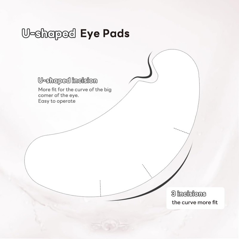 Lunamoon Eye Pads for Eyelash Extension Eyelash Pads U Pads