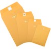 Zonon 100 Pieces 3 Sizes Clasp Envelopes Kraft Paper Catalog