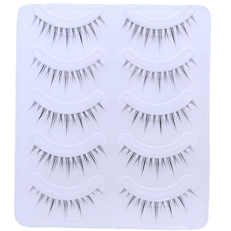 BARCHID 8D18 False Eyelashes, Transparent Axis Handmade False Eyelashes, Popular