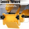 2Pcs Woodworking Featherboard Set Yellow Highly Recognizable Aids for Improved