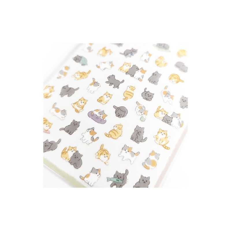 Petit Fuwa Sticker [Cat] Animal Cute 81878