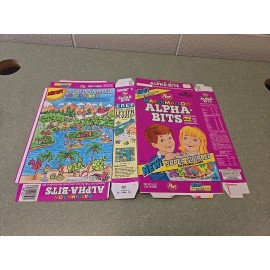 Post 1990's Post Marshmallow Alpha-Bits Cereal Box, Super Swirled , Unused Box Flat