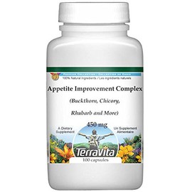 Appetite Improvement Complex - Buckthorn, Chicory, Rhubarb and More - 450 mg (100 Capsules, ZIN: 512198) - 3 Pack