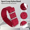 SUGARJAR 20mm Classic Military Nylon Watch Replacement Strap for Outdoor,