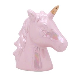 Queen-b Piggy Bank, Unicorn, Stylish, Cute, Piggy Bank, Interior, Figurine, Object, Decoration, Creative, Birthday, Gift, Celebration (Pink)