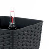 TREATLIFE HOME 2-Pack Hand Woven Wicker Planters with Self-Watering System,