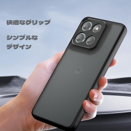 Kawasina Case for moto g66j, Compatible with moto g66y 5G, US Military MIL Standard, Full Protection, Shockproof TPU Side + Matte PC Back Cover 【Scratch-proof, Drop-proof, Non-slip, Fingerprint-proof