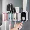 Automatic Toothpaste Dispenser Waterproof Dust-free Wall Mounted Toothpaste Holder Bathroom