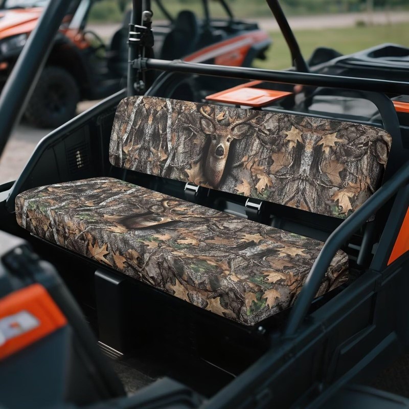 Yspwyqan Camouflage Hunting Deer UTV Seat Cover Full Protection Mule
