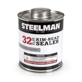 Steelman Tire Rim Bead Sealer for Tubeless Tires, Stops Leaks Between Tire Bead and Wheel, Applicator Brush Included - 1 Quart
