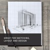 Bienfang Designer Grid Graph Paper Pad, 10x10 Cross Section, 8.5