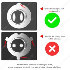 CHUSYYRAY LED Headlight For Honda Fourtrax TRX300FW 1988-2000 6000K White 80W Light Bulb