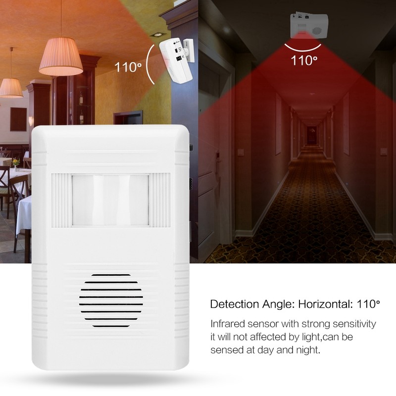 Human Body Induction Infrared Sensor Alarm Door Entry Welcome Greeting