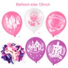DPKOW 28pcs Pink Mi Primera Comunión Globos Decoración para Chica