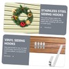 WHAMVOX Stainless Steel Outdoor Siding Hooks 4pcs Metal Hooks for