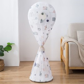 Stand Fan Circulator Dust Cover Cover pvc miniature house 3ea