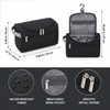 Travel Toiletry Bag with Hanging Hook, Zipper Pockets and Carry