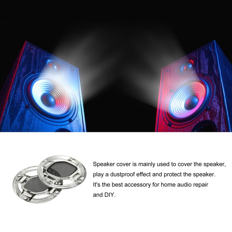 QUARKZMAN Speaker Grill Cover 3 Inch Mesh Subwoofer Grill Protection