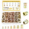 Kadrick Rivet Nut Kit, 930pcs SAE Rivet Nut Assortment Kit