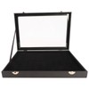 Ring Display Case Organizer with Transparent Lid 100 Slot Jewelry