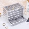 misaya Earring Jewelry Organizer with 5 Drawers, Birthday and Christmas