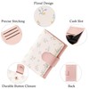 Bakurok Small Wallet for Women Cute Slim Trifold Wallet Floral