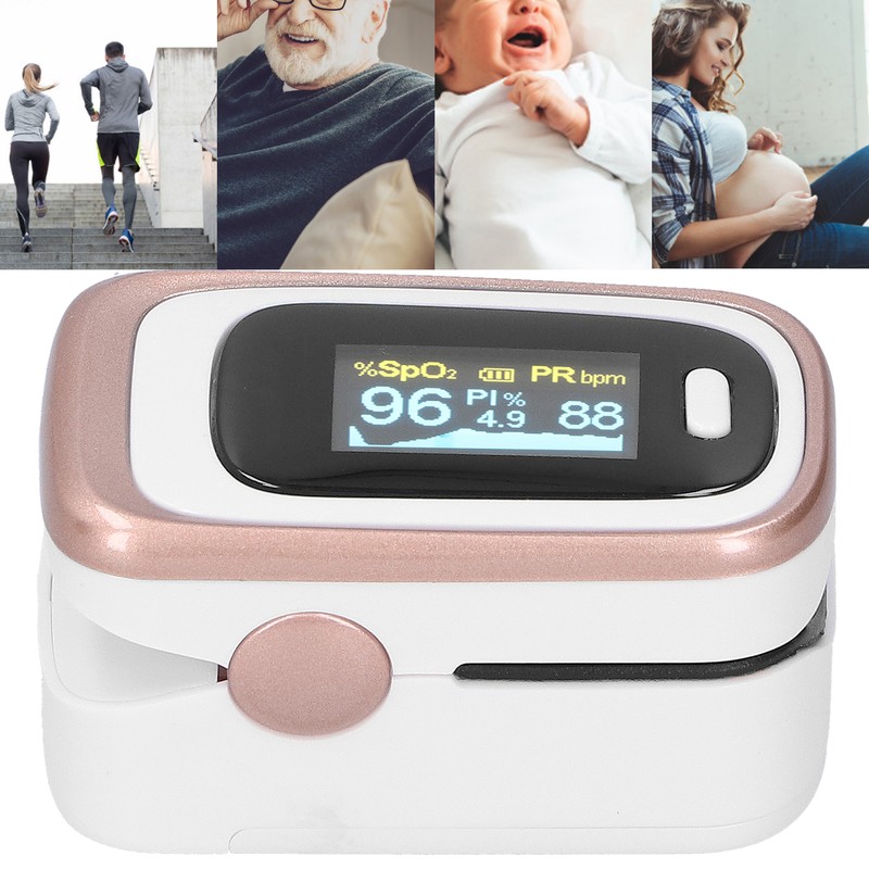 Fingertip Clamp Pulse Oximeter Blood LCD Display Oxygen Saturation Test