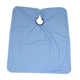 FOMIYES 1 PC Waterproof Hair Cutting Cloth Man Apron Hairdressing Cloth Adult Cape Apron for Haircut Apron Dresser Capes for Adults Face Scrubber Razors for Men Detangler Brush Pongee Blue