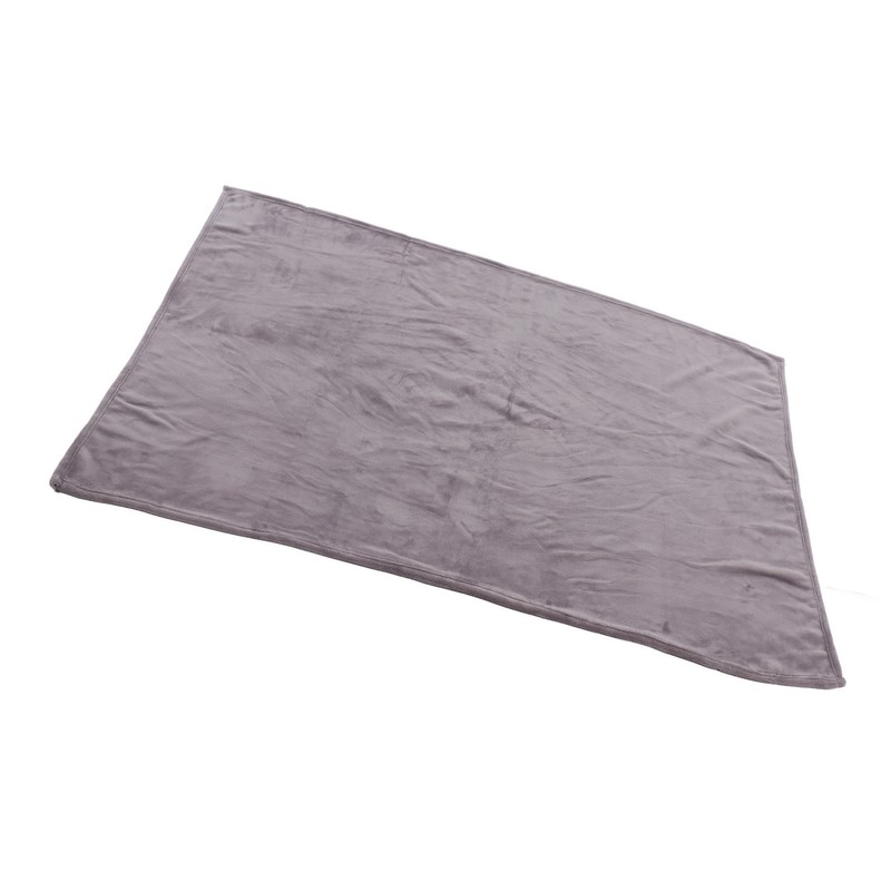 Flannel Throw Blanket Plush Light Breathable Foldable Warm Stylish Simple