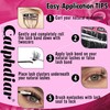 Calphdiar Fluffy Individual Eyelashes 80D+100D Thick Cluster Lashes Wispy Lashes