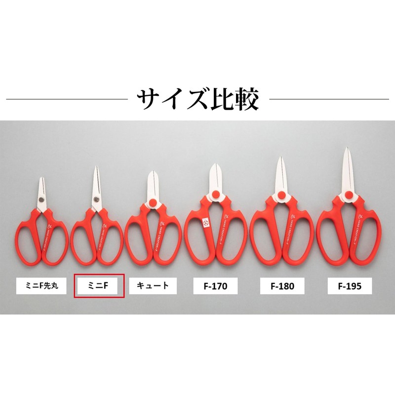 Sakagen 20382 Fresh Flower Shears, Mini Creation F, Fluorine Coating,