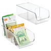 iDesign Divided Packet Organizer for Kitchen and Pantry Storage -